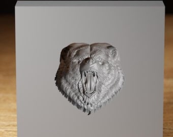 ベアグラファイトモールド – ガラスと金属のアートプロジェクト用に精密機械加工、カスタムサイズも利用可能