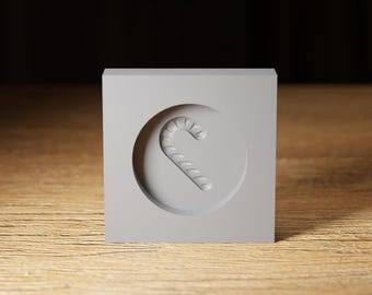 キャンディケイングラファイトモールド – ガラスと金属のアートプロジェクト用に精密機械加工、カスタムサイズも利用可能