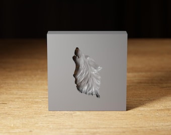 ウルフグラファイトモールド – ガラスと金属のアートプロジェクト用に精密機械加工、カスタムサイズも利用可能