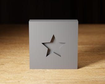 スターグラファイトモールド – ガラスと金属のアートプロジェクト用に精密機械加工、カスタムサイズも利用可能