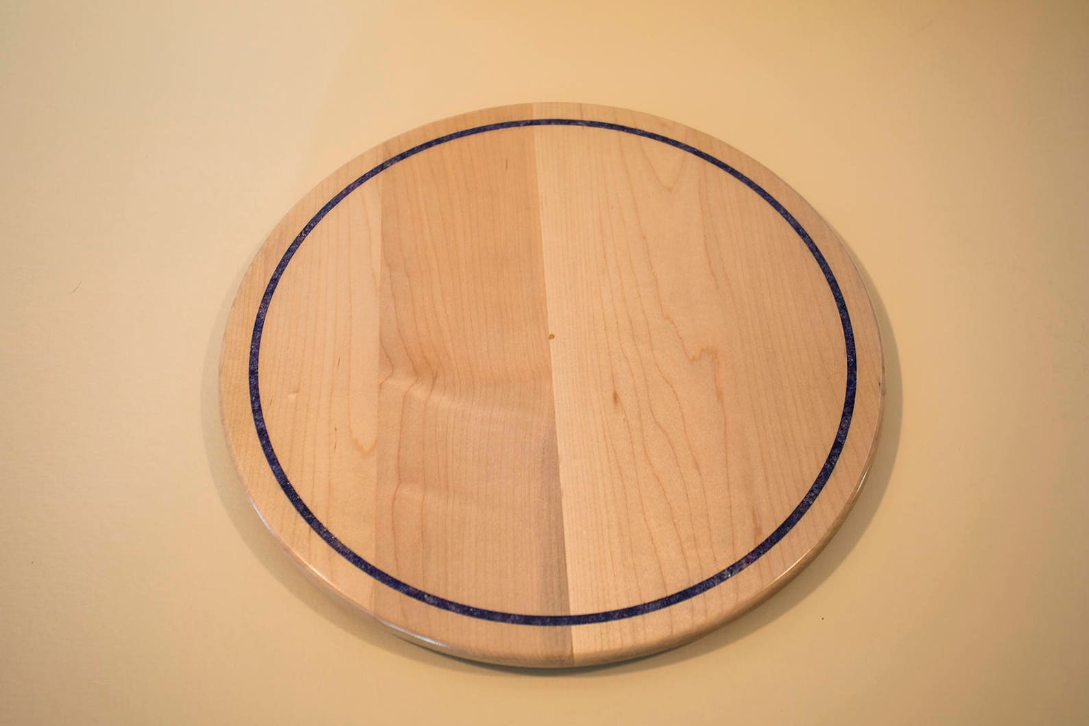 Maple Lazy Susan With Crushed Dyed Crackle Points Inlay Etsy