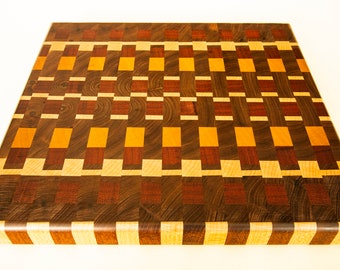 Multi-wood  Cutting/Serving Board