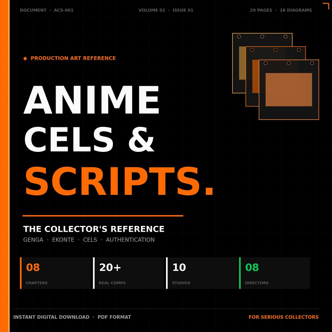 Anime Cels & Scripts Guide 2026 | Production Art Authentication, Genga ...