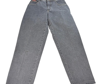 VTG Etienne Aigner womens washed black straight leg jeans. denim. Size 8.