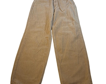 Empyre Womens Tori tan khaki corduroy straight leg pants. Size 9. Y2K, skater