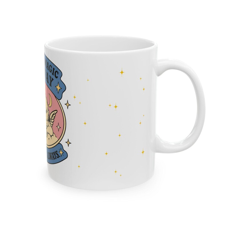Taza de ángel vintage | Taza de café celestial retro | Taza de querubín adorable | Decoración de cocina coqueta imagen 4