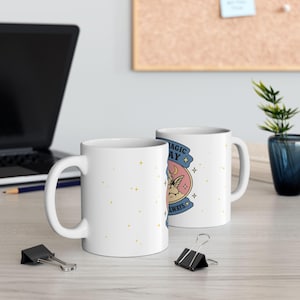 Taza de ángel vintage | Taza de café celestial retro | Taza de querubín adorable | Decoración de cocina coqueta imagen 8