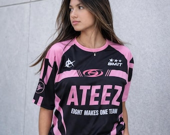ATEEZ Jersey Shirt, Kpop Concert Outfit, ATINY Streetwear Oversized Tee, Koreaans mode shirt, ATEEZ geïnspireerde merchandise Unisex