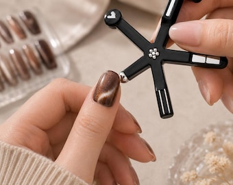 Acht-in-één Cat Eye-magneet voor nailart, gellakontwerp met meerdere patronen