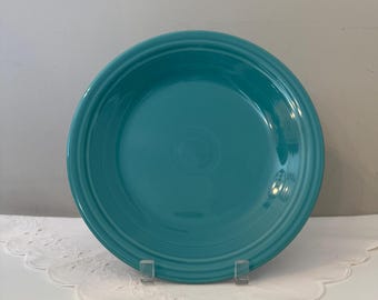 2 Fiesta Turquoise Dinner Plates