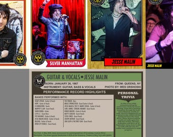 Jesse Malin Benefiz Sammelkarten