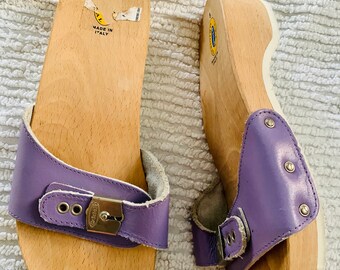 wooden exercise sandals