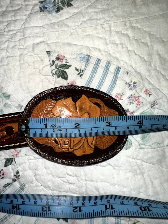 Deadstock TONY LAMA COMONCHERO Tooled Leather Wes… - image 8