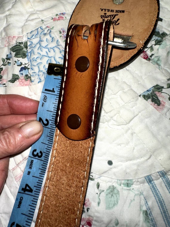 Deadstock TONY LAMA COMONCHERO Tooled Leather Wes… - image 7