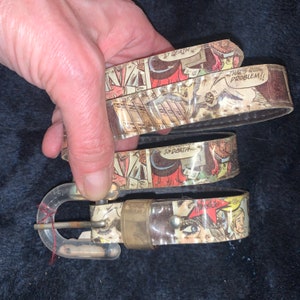 1974 Brenda Starr Newspaper COMIC STRIP BELT Chicago Tribune Seventies Collectible!