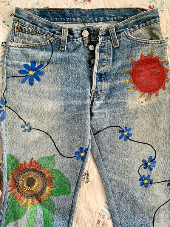 painted levis