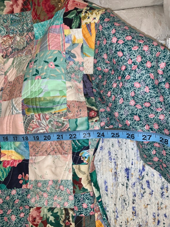 Heavy PATCHWORK QUILT JACKET Cottagecore - image 6