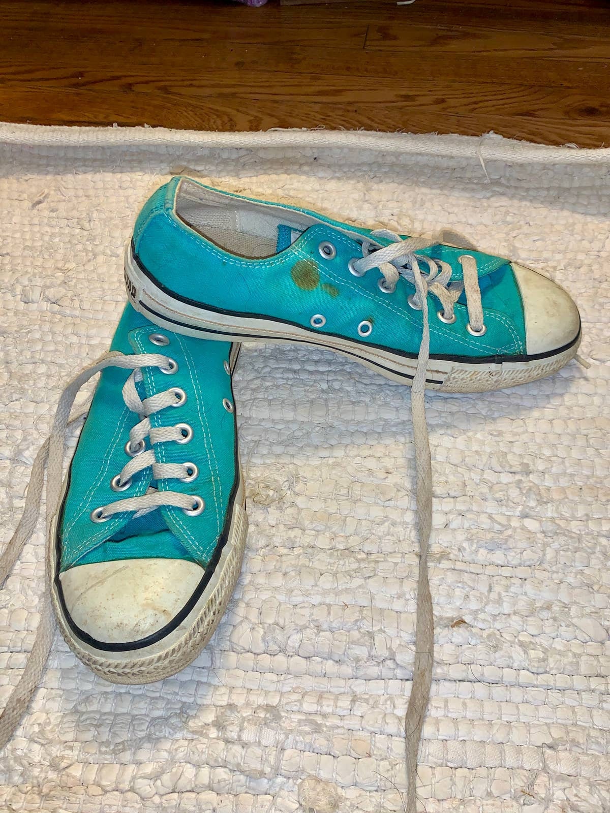 sammenholdt Sæt ud at fortsætte Turquoise MADE in USA CONVERSE All Star Chuck Taylor Sneakers - Etsy