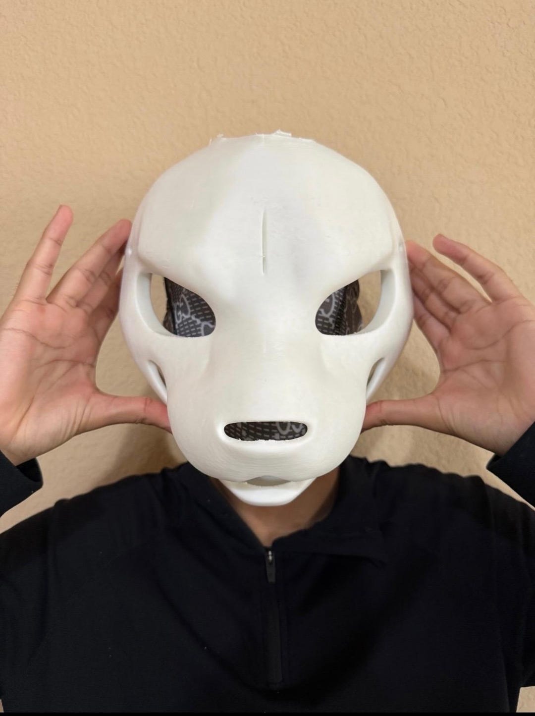 Python Fursuit Fox Fursuit Head Base Mask | 3D Printed | PLA Furry Head Form - Etsy