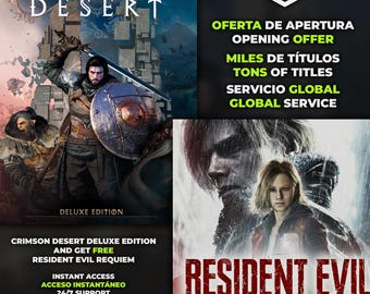 Crimson Desert Deluxe Edition 2026 + GRATIS Resident Evil Requiem | Offline account