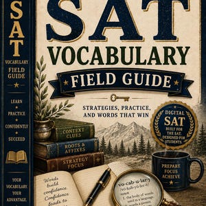 Digital SAT Vocabulary Field Guide | Context Clues, Strategies, Practice (Digital Download)