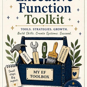Kit di strumenti per le funzioni esecutive per adolescenti / Manuale di strategie per ADHD e funzioni esecutive / Abilità di concentrazione, organizzazione, gestione del tempo e pianificazione