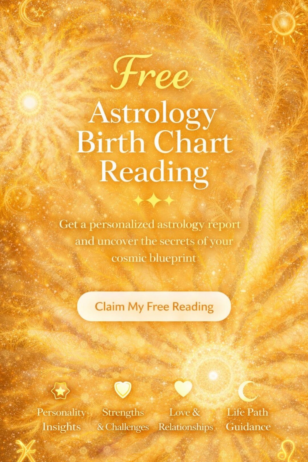 Astrology Birth Chart Reading | Personalized Natal Chart Report + 3 ...