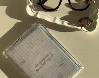 The Summer I Finished My TBR Kindle-inzetstuk | Esthetische hoes voor e-reader | Cadeau lezeraccessoire