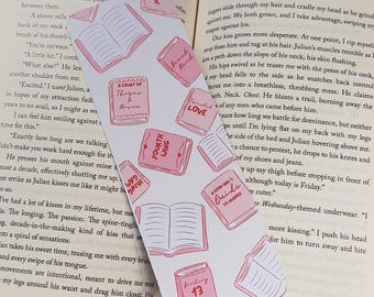 Book Cover Bookmark | Cosy Romance Reader Gift | Booktok Inspired | Girly Aesthetic Bookmark