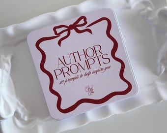 Promptkaarten voor auteurs | Creatief inspiratiedeck | Tarotkaarten schrijven