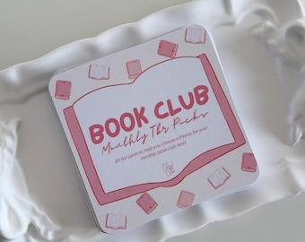 TBR-kaarten voor boekenclubs | Leesinstructies | Lezerscadeau