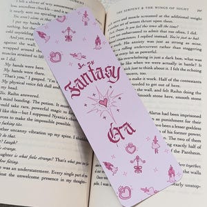 In My Fantasy Era Bookmark | Cosy Romance Reader Gift | Book Lover | Romantasy | Booktok Inspired | Girly Aesthetic Bookmark