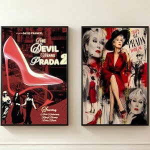 The Devil Wears Prada 2 Movie Poster,Canvas Poster,Room Decoration,Gift For Movie Fans