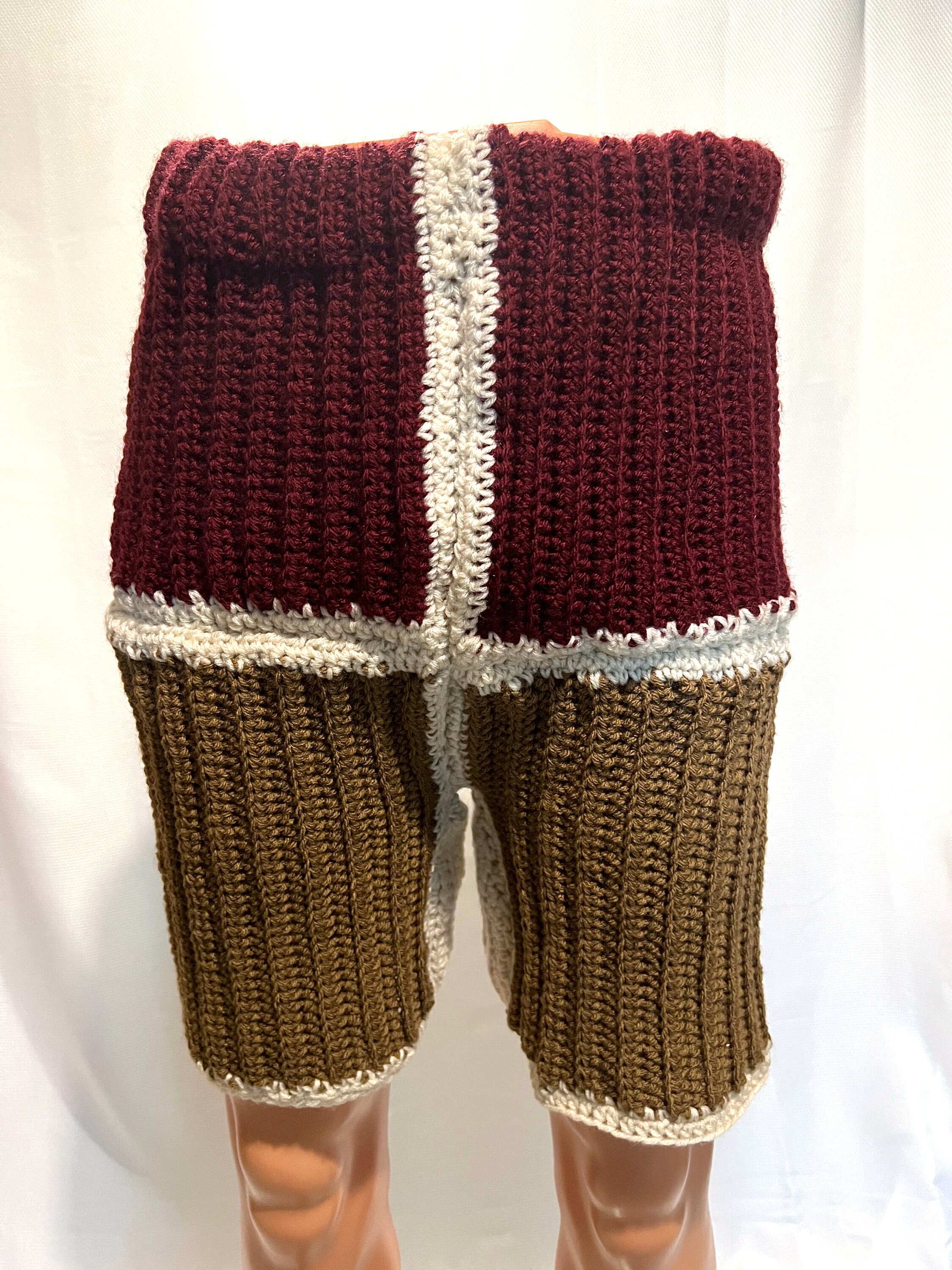 Crochet Pattern EASY Ribbed Men's Shorts-beginner Crochet Pattern-men's Crochet Shorts Pattern ...