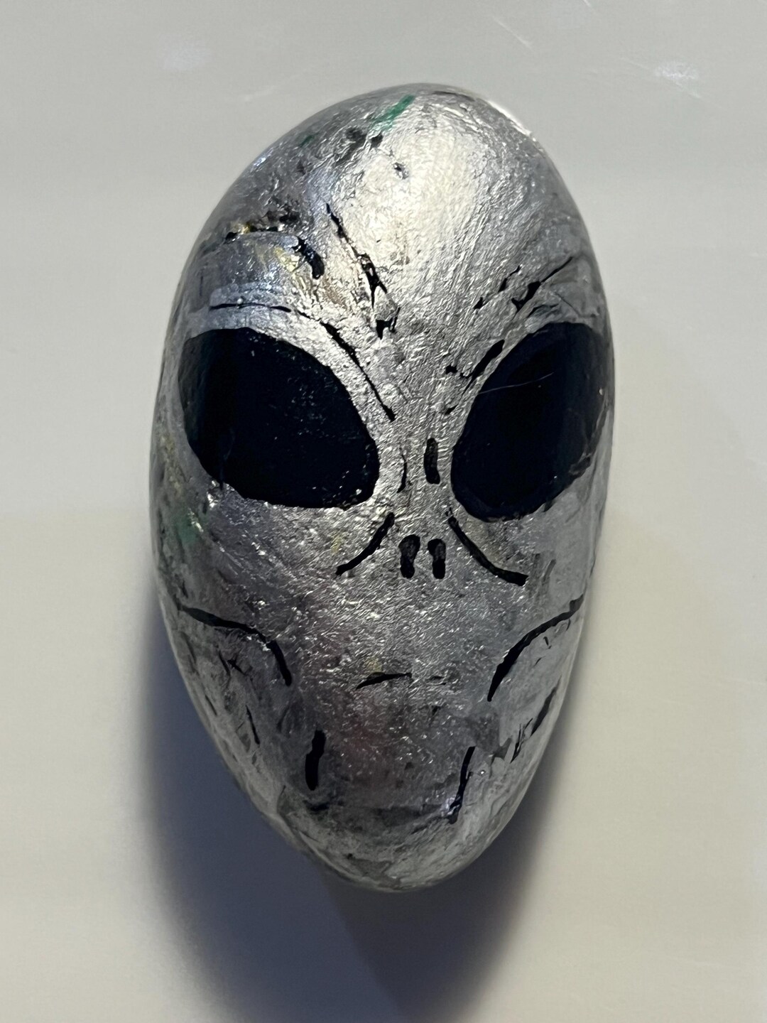 Alien Painted Rock - Etsy
