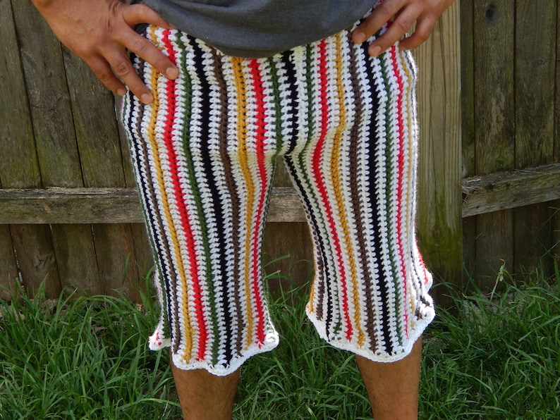 Cancun Style Men's Beach Shorts Crochet Pattern-Crochet | Etsy