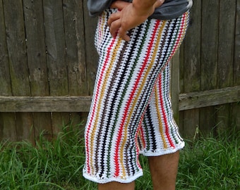 Men's Crochet Shorts - Etsy