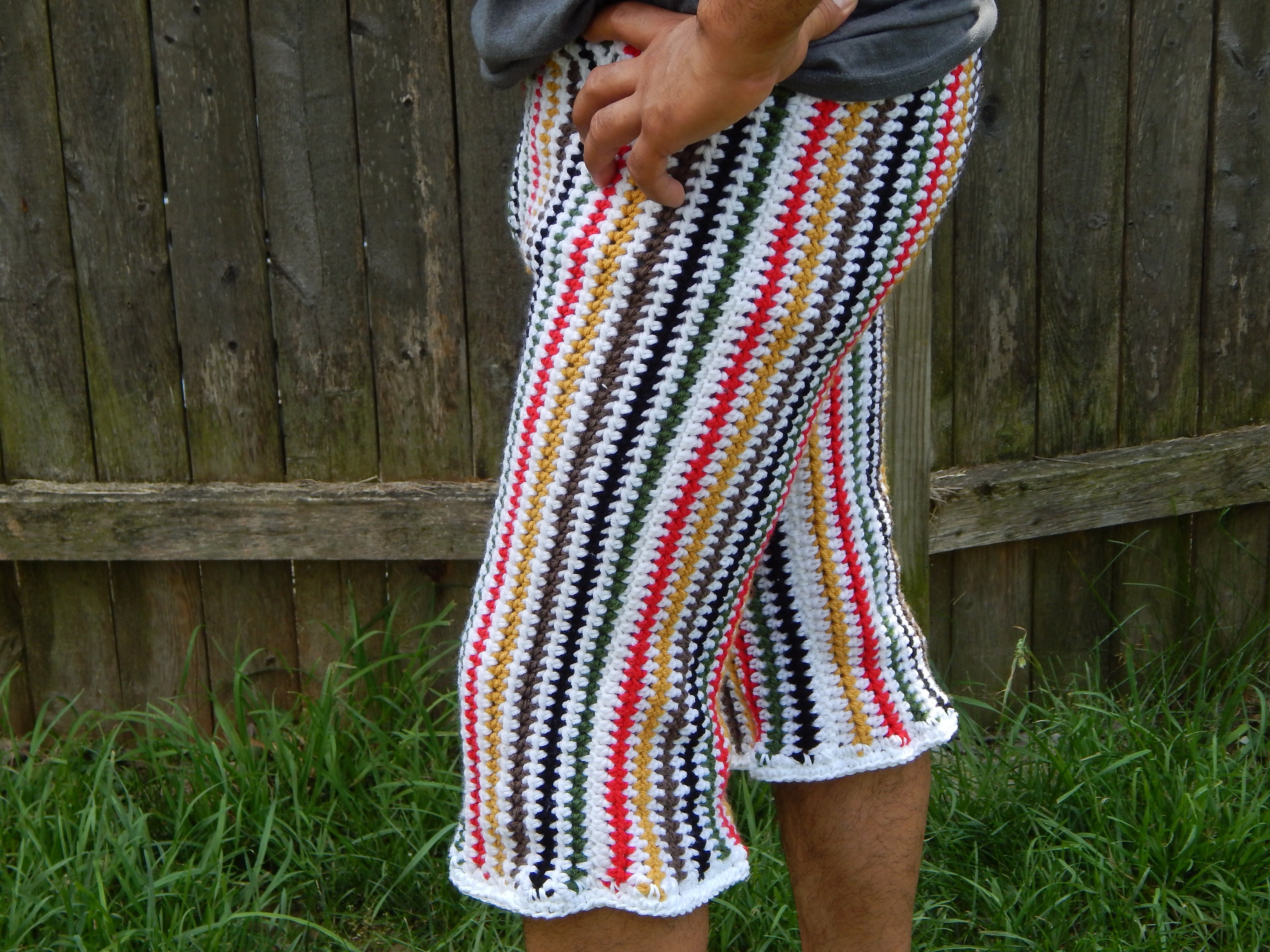 Cancun Style Men's Beach Shorts Crochet PatternCrochet Etsy