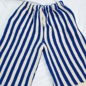 Crochet Pattern for Mens&#39; Beach Long Shorts with Pockets- Crochet Techniques- Crochet Shorts Pattern-Men&#39;s shorts crochet-Crochet for Men