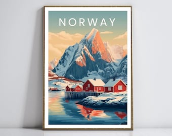 Norway – Vintage Travel Poster | Atlas Prints