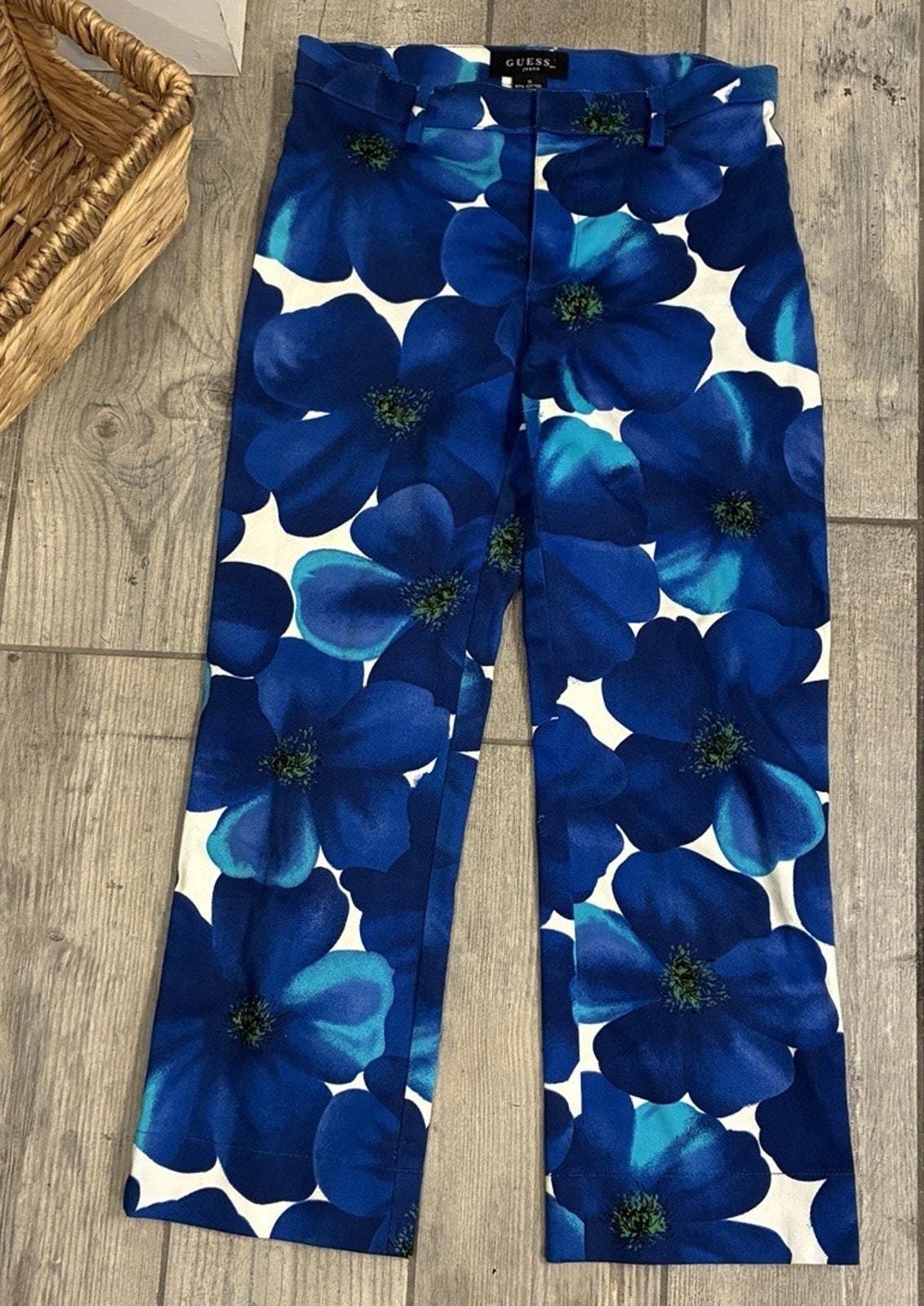 Poppy Flower Pants - Etsy