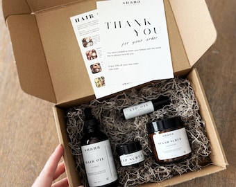 Self Care Gift Set |  Hair Oil | Lip Scrub | Lip Oil | Sugar Scrub