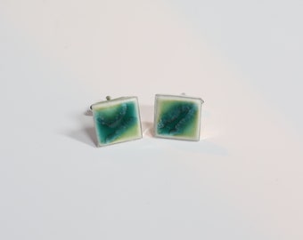 Nanking Cargo Cufflinks in Sterling Silver