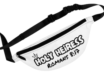 Marsupio cristiano a tracolla / Borsa streetwear ispirata alla fede / Romani 8:17 / Santa Erede / Regalo cristiano per lei