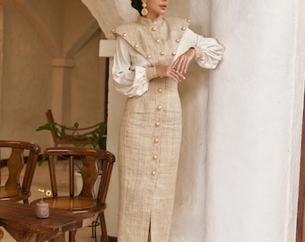 Regal Gold Dress