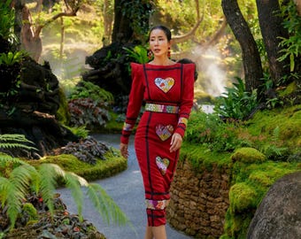 Red Rose Dress