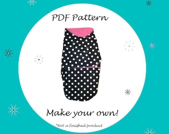 Baby Blanket Pattern - Infant Swaddle Blanket Pattern - PDF Pattern - DIY - Baby Shower Gift - Ebook Sewing Pattern - Instant Download