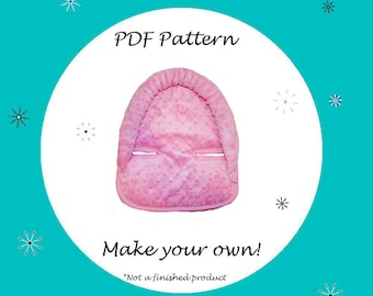 Head Support for Infant Car Seat Pattern - Baby Carrier Head Support - PDF Sewing Pattern - DIY - Ebook Pattern - Instant Download