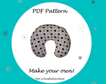 Nursing Pillow Cover for Boppy Pattern - Baby PDF Pattern - DIY - Sewing Ebook Pattern - Instant Download