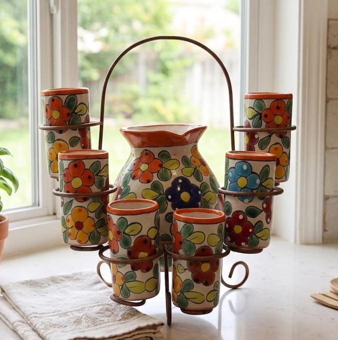 工芸品 Mexico water jug Mexico water jug 【公式通販】
